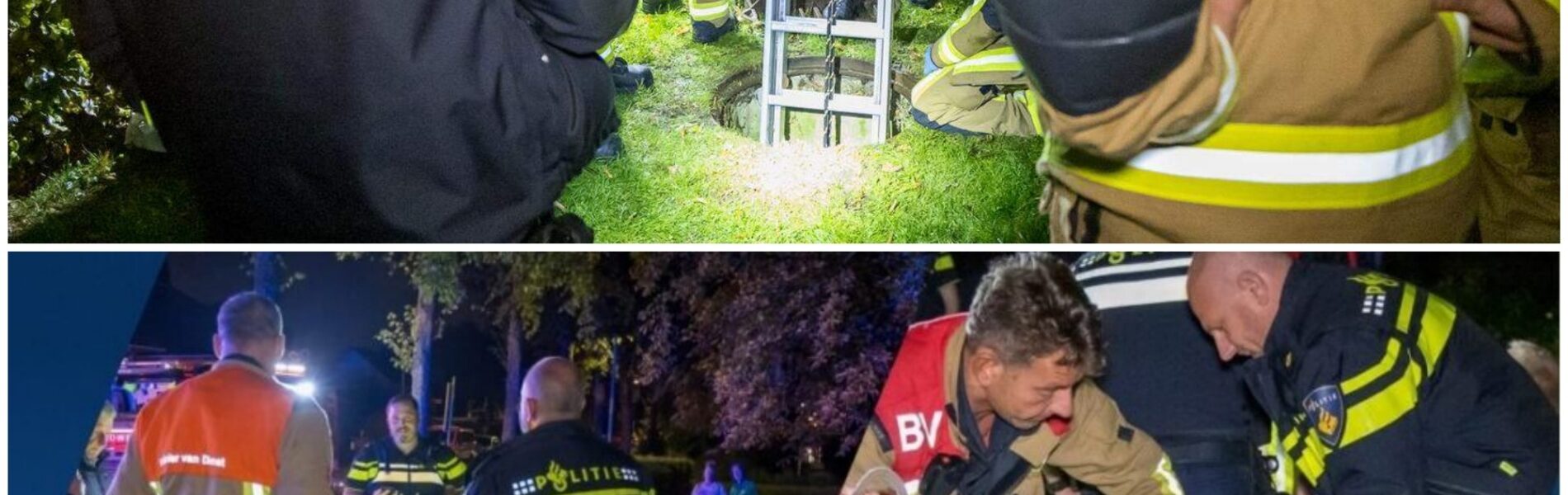 Vrouw en hond belanden in metersdiepe put in Vijfhuizen