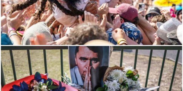 Frontman van rapduo Bob Vylan spot op Amsterdams podium met dood van Charlie Kirk: "Rust in vrede, stuk stront"