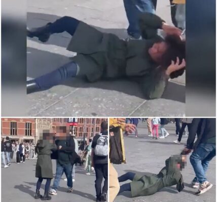 De politie wil niet dat beelden van Turkse man die vrouw aan haren sleurt in Amsterdam viraal gaan