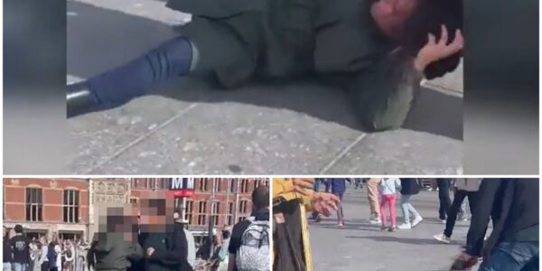 De politie wil niet dat beelden van Turkse man die vrouw aan haren sleurt in Amsterdam viraal gaan