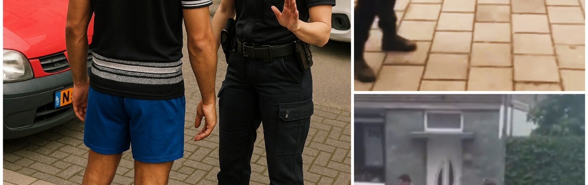 Nederlandse agentes zijn klaar met twee gasten die niet meewerken en tasert tot die geen spier meer beweegt. GEEN GENADE.