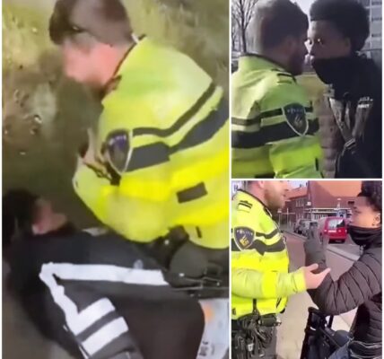 VIDEO: Droeftoeter weigerde zijn fatbike af te geven, dus de politie viel hem genadeloos aan, en meteen daarna lag hij huilend op de grond!