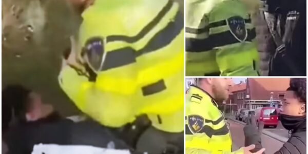 VIDEO: Droeftoeter weigerde zijn fatbike af te geven, dus de politie viel hem genadeloos aan, en meteen daarna lag hij huilend op de grond!