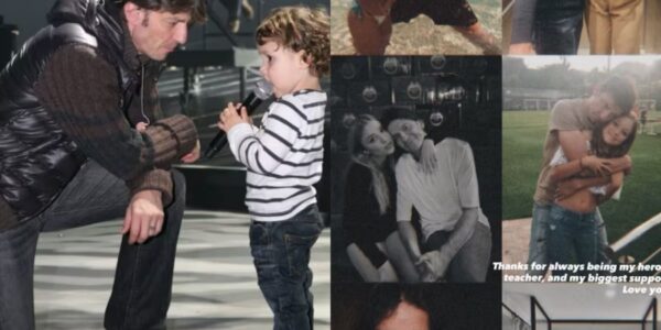 Zita en Nono zetten jarige papa Koen Wauters in de bloemetjes met nostalgische beelden: “Coolste en beste papa”