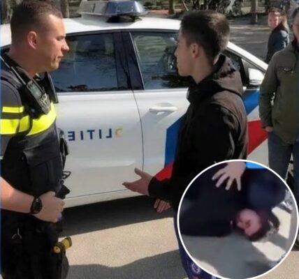 VIDEO: Oom agent laat zien wie de baas is en krijgt gastje met grote mond (en zijn vriendjes) stil