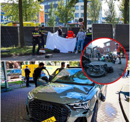 UPDATE: Ongeluk op Lammenschansweg in Leiden Fietser na aanrijding met auto...