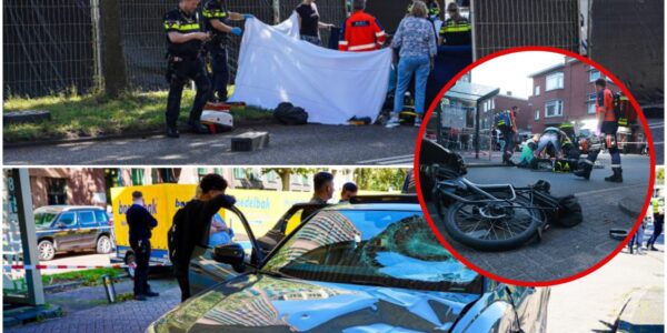 UPDATE: Ongeluk op Lammenschansweg in Leiden Fietser na aanrijding met auto...