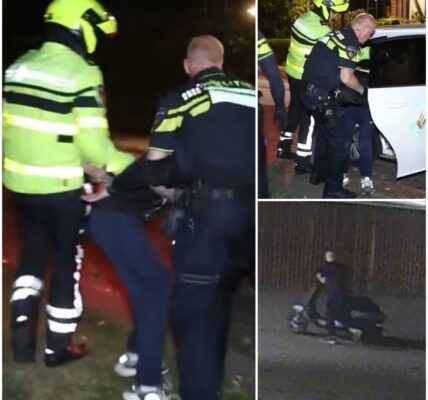 VIDEO: Agent krijgt grote mond van brutale scooterdief: Grijpt genadeloos in