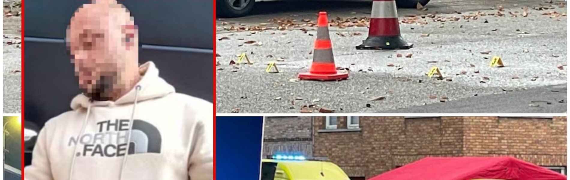 De moordenaar die zondag in Roeselare drie mensen doodstak, is na een urenlange klopjacht opgepakt.