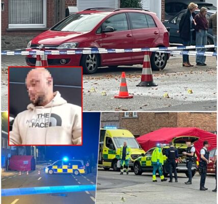 De moordenaar die zondag in Roeselare drie mensen doodstak, is na een urenlange klopjacht opgepakt.