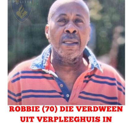Politie op zoek naar Robbie met dementie (70) die gistermiddag uit verpleeghuis Zonnehuis verdween