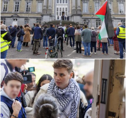 “Anuna De Wever vraagt vrijspraak in proces over vandalisme bij Israëlisch bedrijf in Doornik”