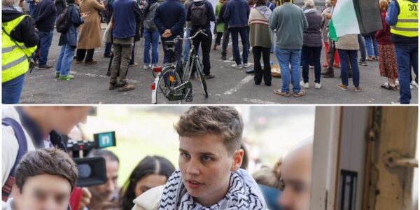 “Anuna De Wever vraagt vrijspraak in proces over vandalisme bij Israëlisch bedrijf in Doornik”