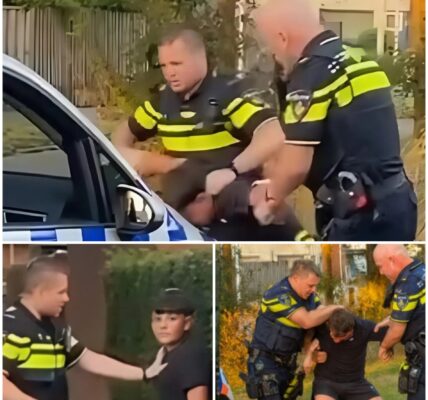 Agenten in Nederland doen het op de oldschool manier met pestventje die niet meewerkt. ''Wie niet wil luisteren moet voelen''