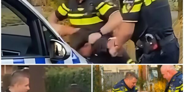 Agenten in Nederland doen het op de oldschool manier met pestventje die niet meewerkt. ''Wie niet wil luisteren moet voelen''