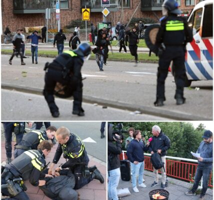 Rellen in Hoofddorp: Koranverbranding AZC loopt uit de hand