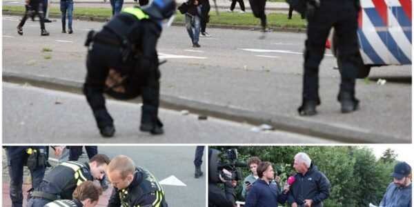 Rellen in Hoofddorp: Koranverbranding AZC loopt uit de hand