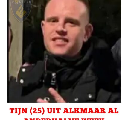 Tijn (25) uit Alkmaar al anderhalve week spoorloos
