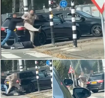 VIDEO: Twee auto’s botsten op elkaar in Vlaardingen. In plaats van rustig de schade af te handelen, liep de situatie uit op een conflict.