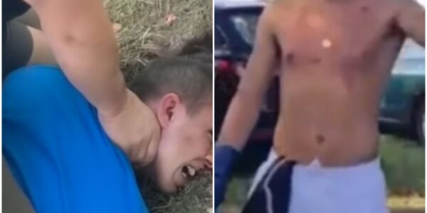 Twee asielzoekers thăm dò te stelen bij een cắm trại tập gặp người Nederlanders. Dan nemen zij het recht in eigen handen en geven ze hun verdiende loon