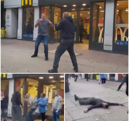 VIDEO: Opa wordt lastiggevallen door een groep criminelen bij McDonald's, maar ze ontmoeten een veteraan en het kan niet erger aflopen