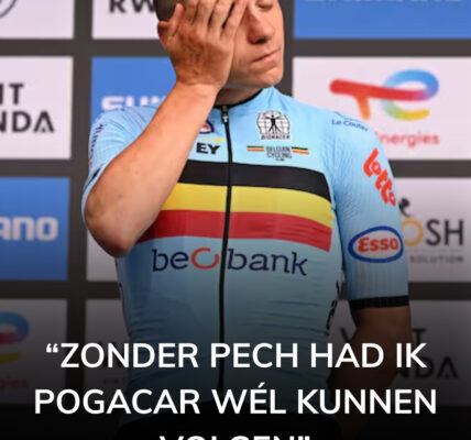 “Zonder pech had ik Pogacar wél kunnen volgen”: ontgoochelde Evenepoel pakt zilver, maar voelt dat er meer in zat
