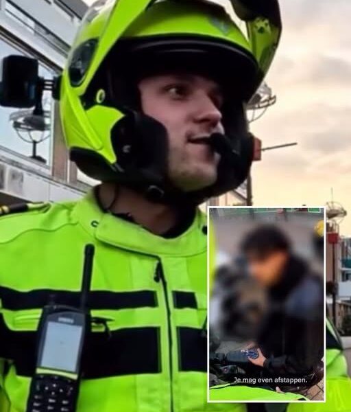 Politieagent confronteert bijdehand ventje op fatbike