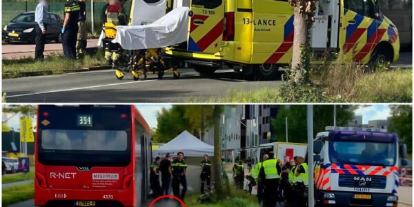 VIDEO: Voetganger overlijdt na aanrijding met lijnbus op Klaprozenweg in Amsterdam