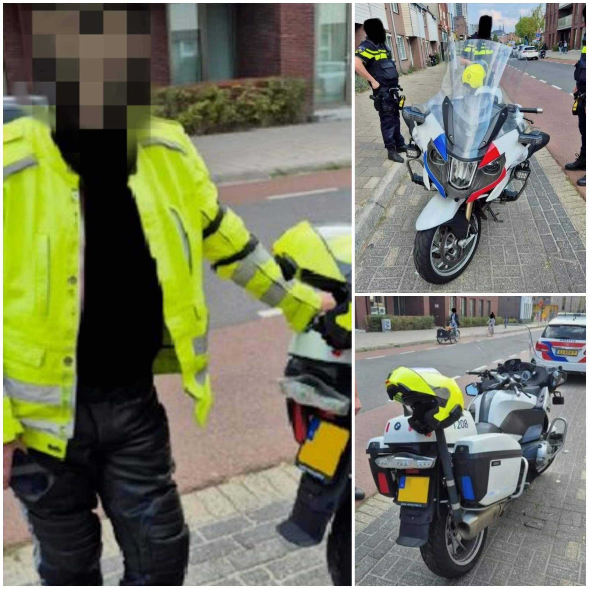 Man uit Hattemerbroek speelt politieagentje met opvallende motor: ‘Hij dacht dat het wel mocht’