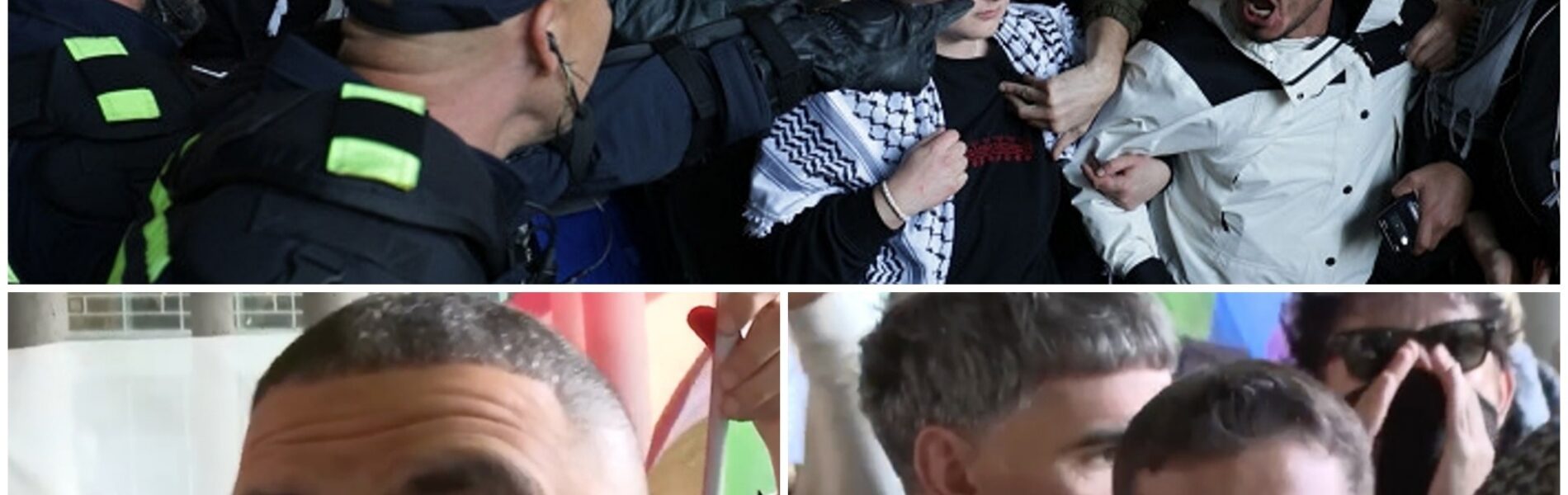 De ME had gisteren weer een klusje in Den Haag. Deze keer waren het mensen die boos zijn dat een vloot met hulpgoederen is onderschept.
