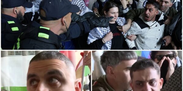 De ME had gisteren weer een klusje in Den Haag. Deze keer waren het mensen die boos zijn dat een vloot met hulpgoederen is onderschept.