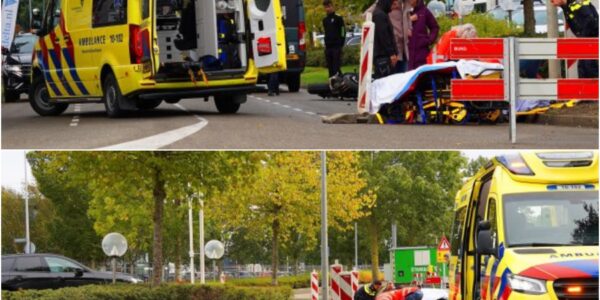 Ernstig motorongeval in Zwaagdijk-Oost: vrouw gewond na val op de Zaadmarkt
