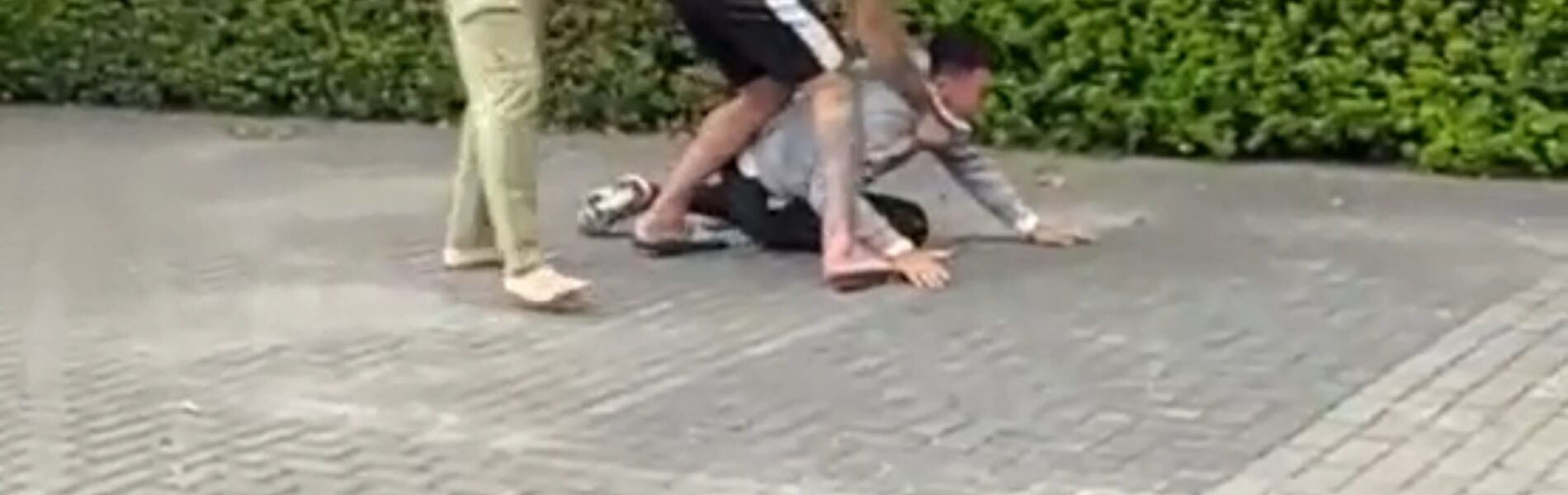 VIDEO: Nederlandse mannen rekenen eigenhandig af met asielzoeker die probeert te stelen