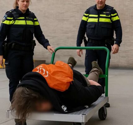 Politie deelt schokkende video van rel in Rotterdam: verdachte op kar afgevoerd terwijl geweld escaleert