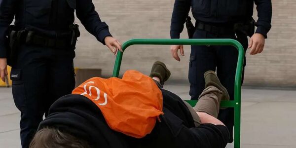 Politie deelt schokkende video van rel in Rotterdam: verdachte op kar afgevoerd terwijl geweld escaleert