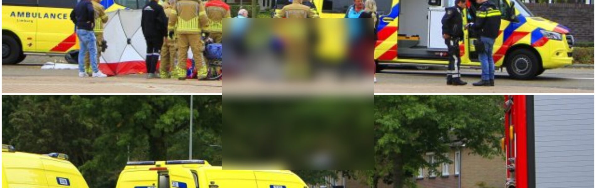 Van bus continues after collision in Nederweert: cyclist left seriously injured.