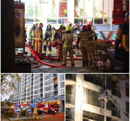 UPDATE: Dode en vijf gewonden bij grote brand in flat