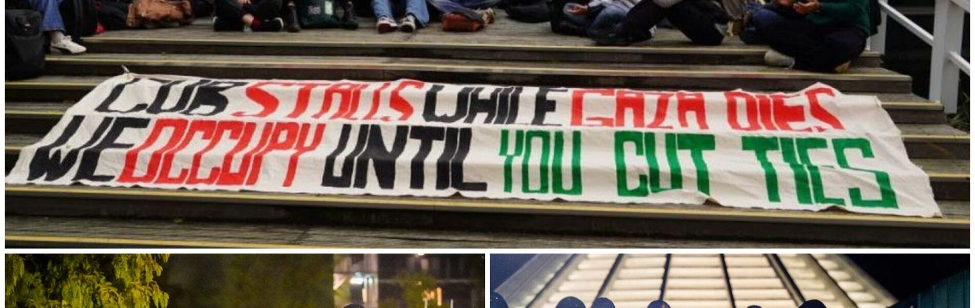 Politie grijpt in bij bezette Radboud Universiteit, meerdere activisten gearresteerd