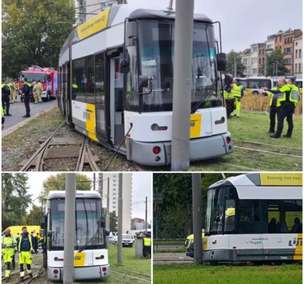 Politie onderzoekt tramontsporing in Antwerpen: vier gewonden, tramverkeer urenlang verstoord